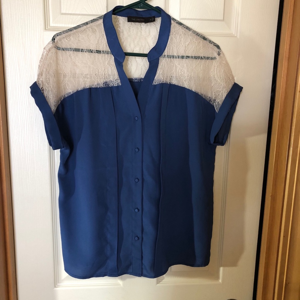 The Limited Women’s blue blouse